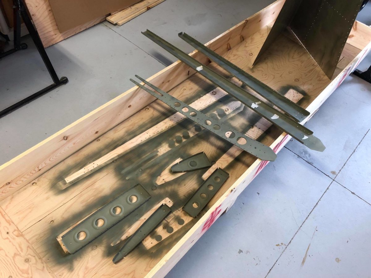 Vertical Stabilizer Priming