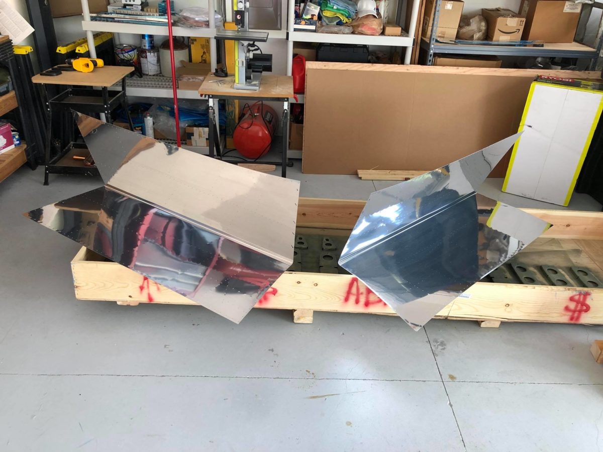 Horizontal Stabilizer Skins Dimpled