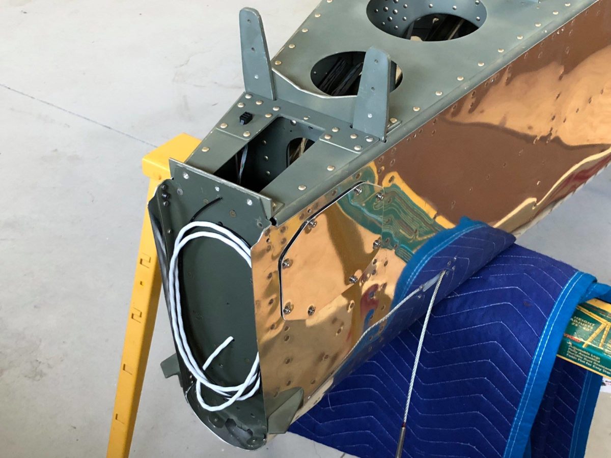 Fuselage tailcone continued…