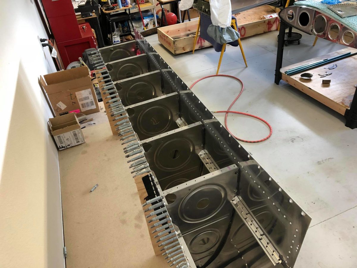 Wings, fuel tanks progress