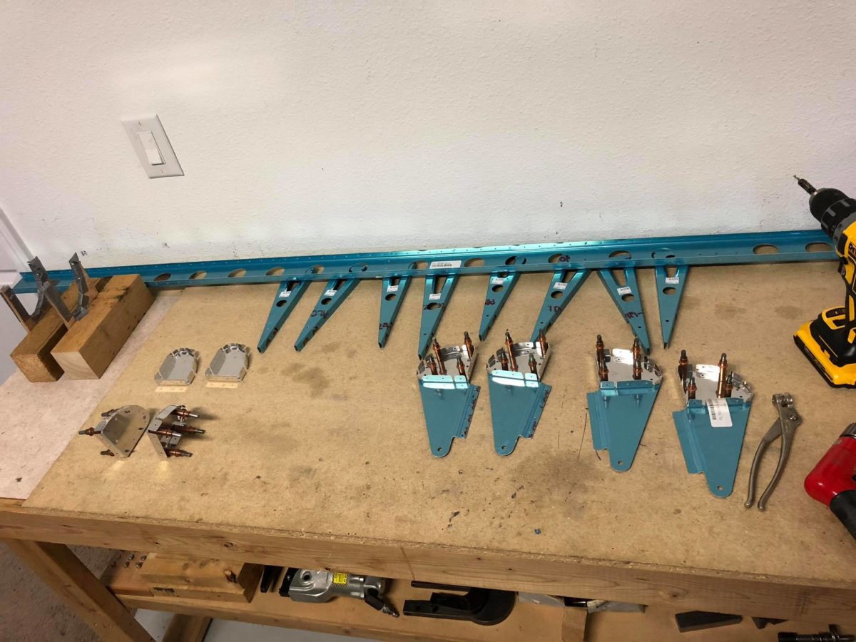 Wings, flaps progress