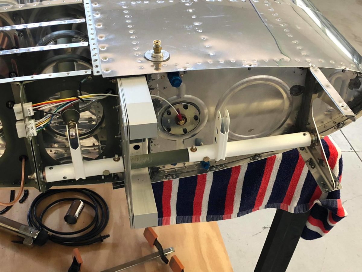 Wings, skins, aileron component installation