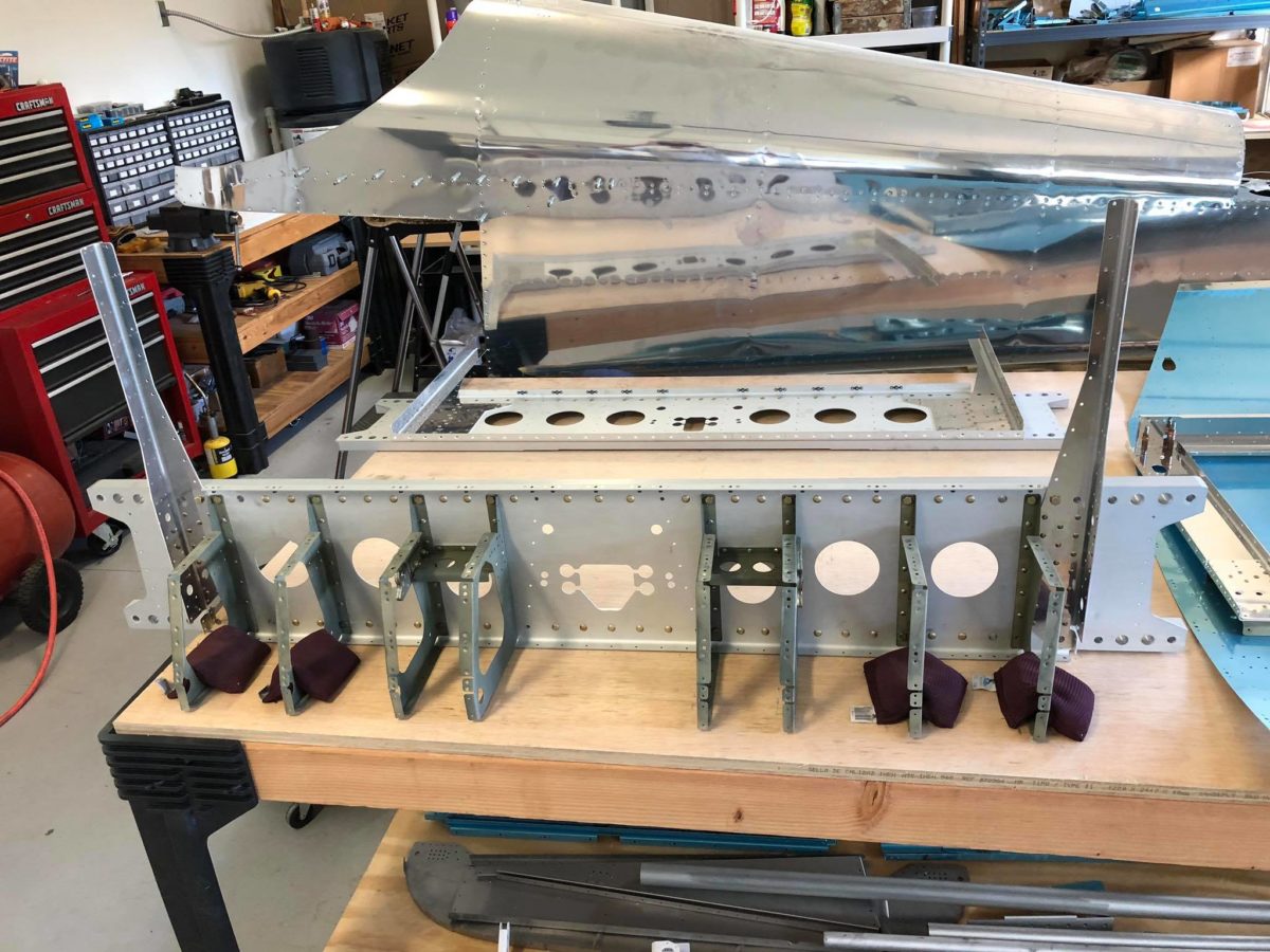 Fuselage, ribs progress