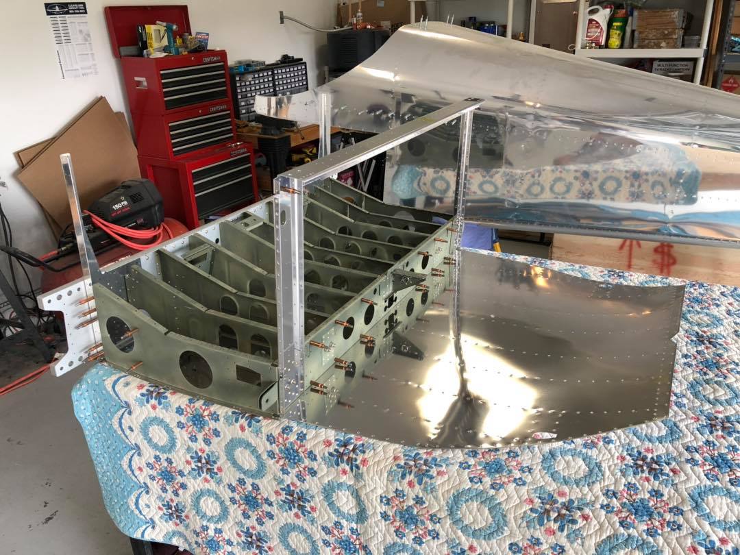 Fuselage, ribs, construction continued…