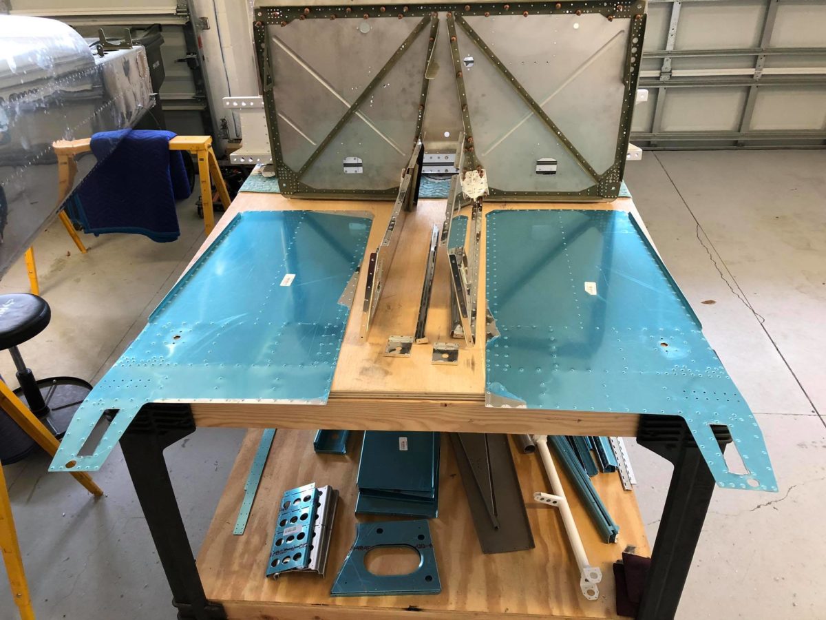 Fuselage, firewall, skins progress