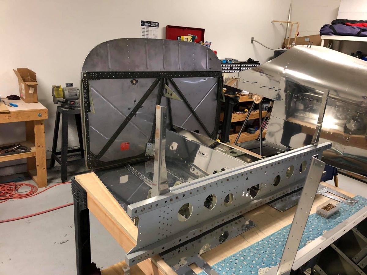 Fuselage, firewall, ribs progress
