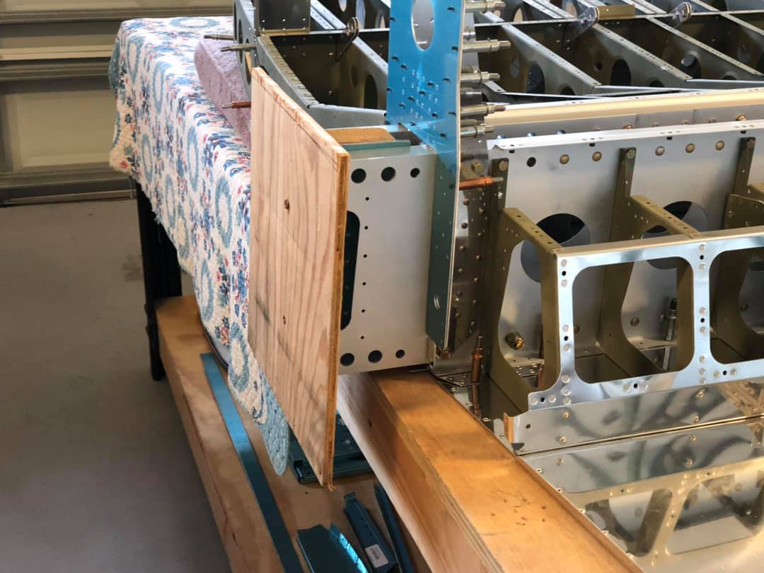 Fuselage, spar, skins progress