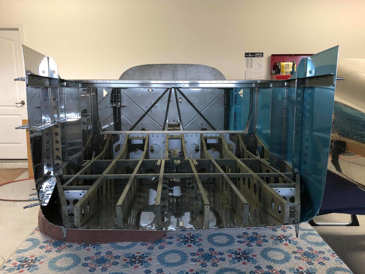 Fuselage, skins assembly continued…