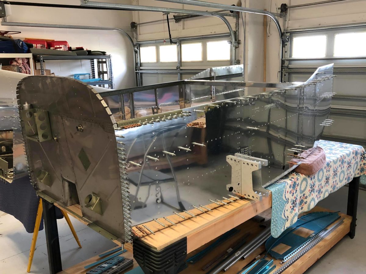 Fuselage, firewall, skins progress