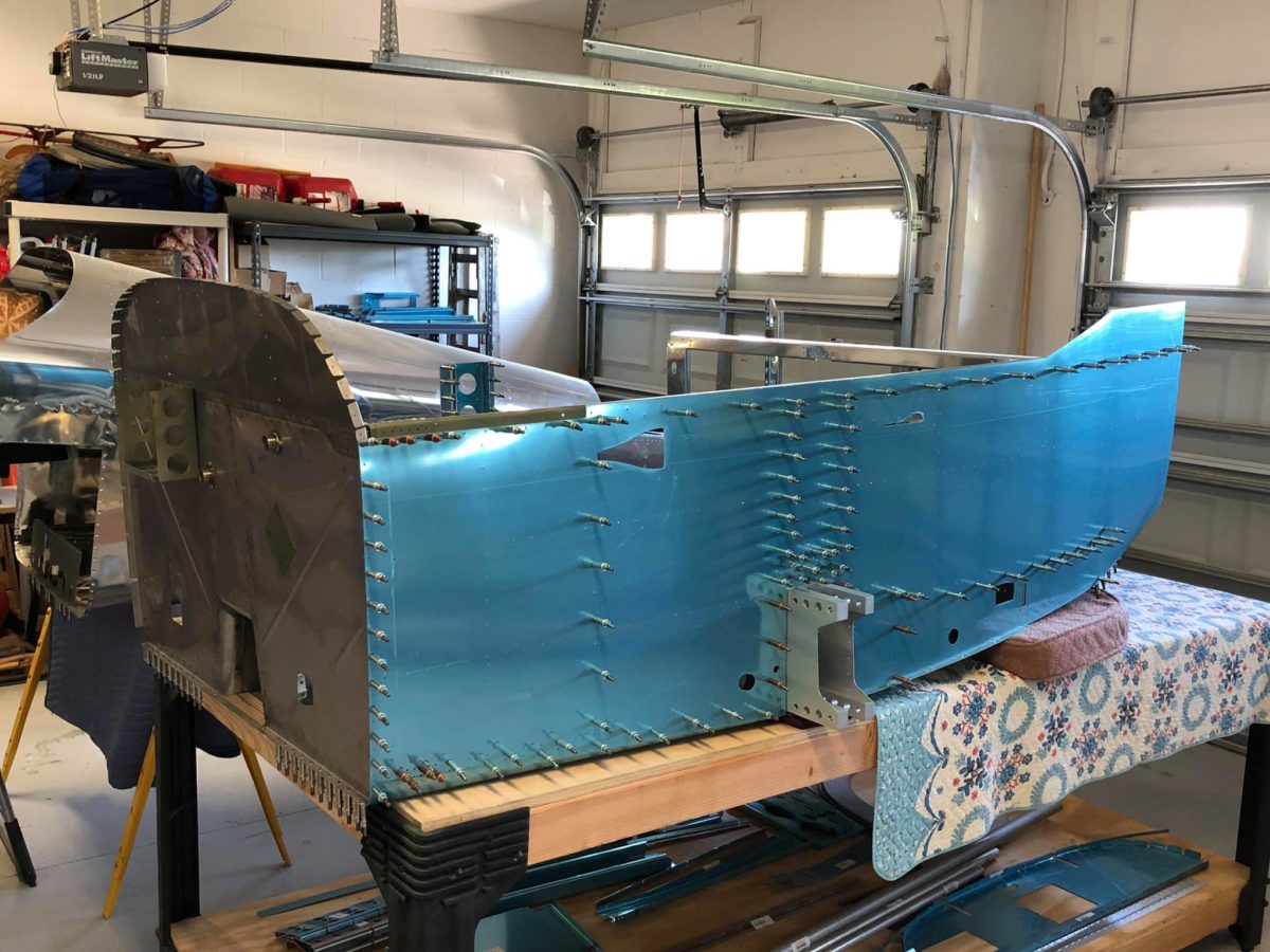 Fuselage, skins progress