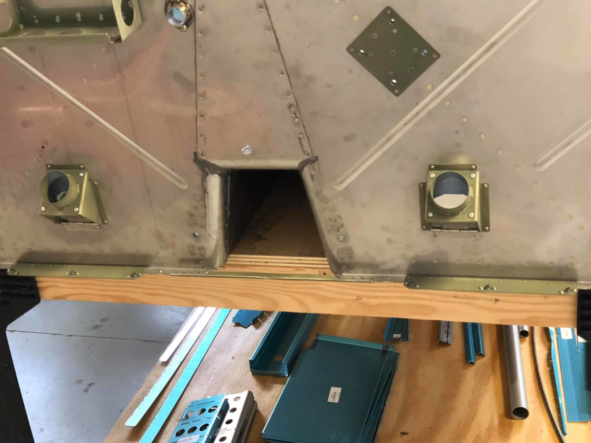 Fuselage, firewall, cowling, underway