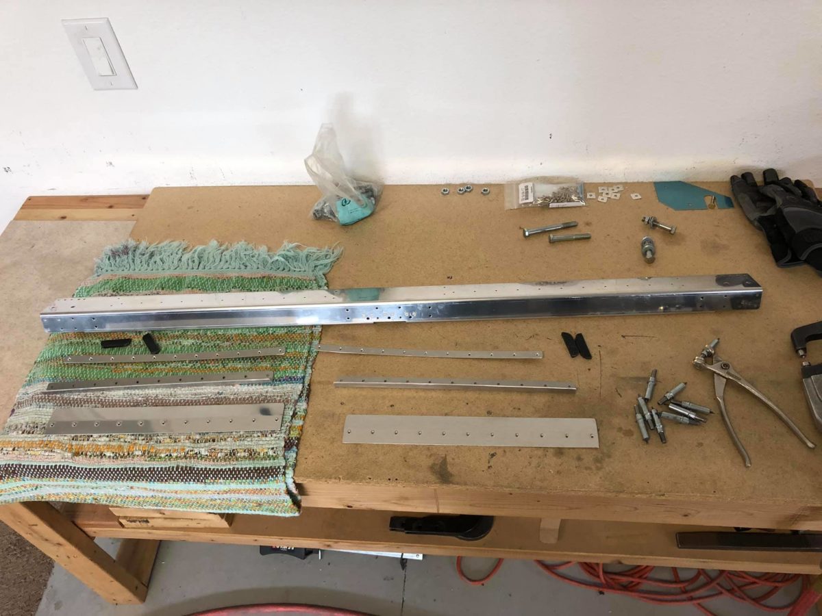 Fuselage components underway