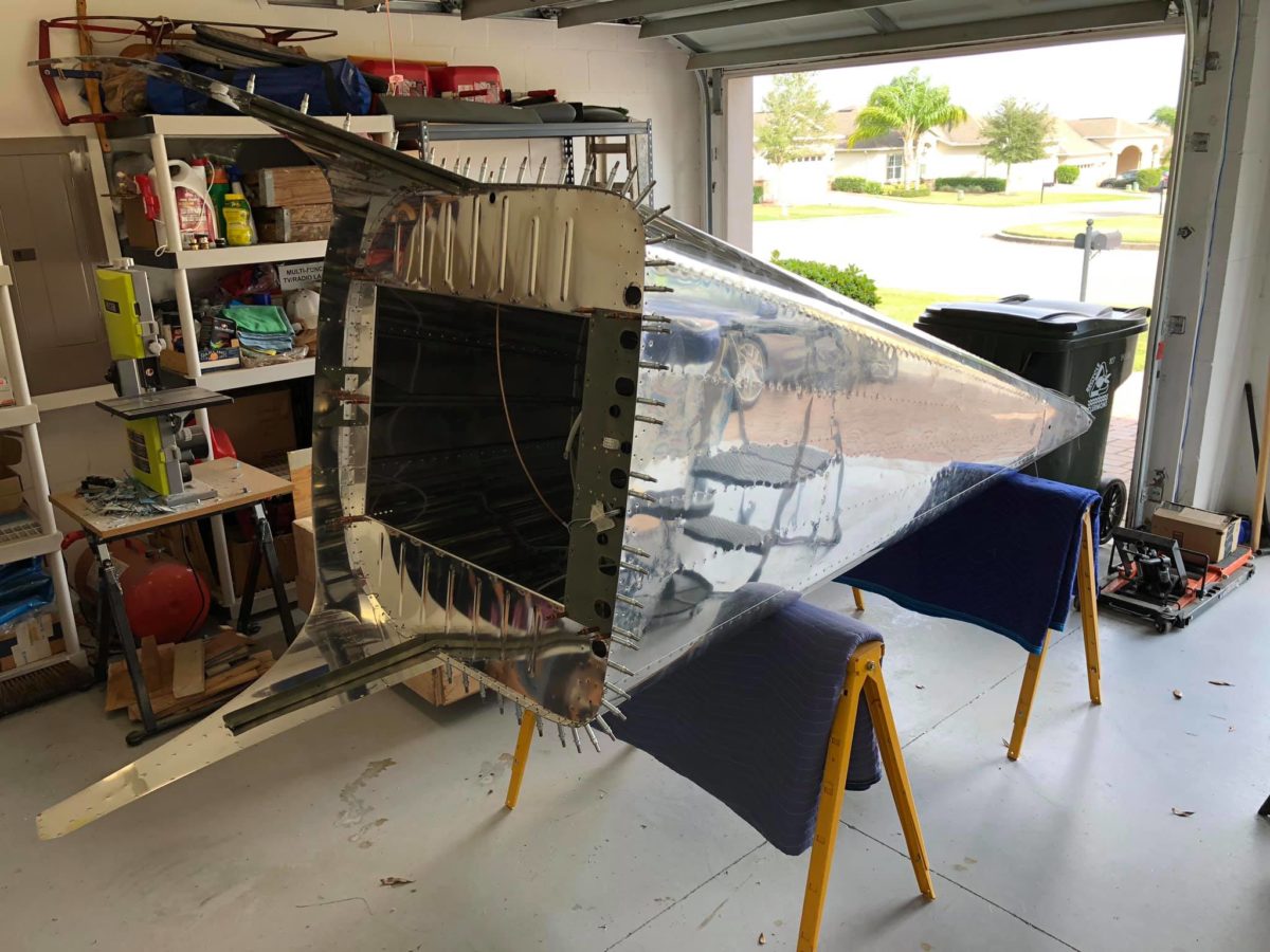 Fuselage, tailcone progress