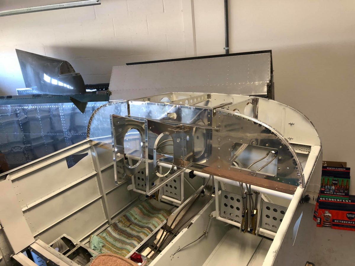 Fuselage, panel progress