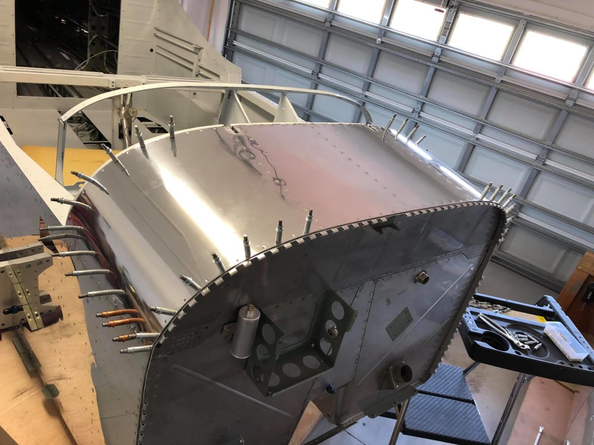 Fuselage, skins progress