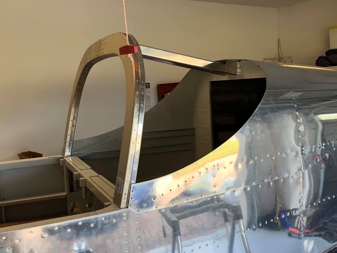 Fuselage, skins in place