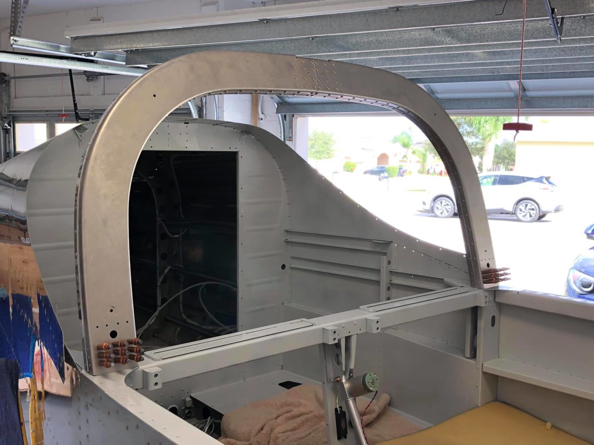 Fuselage components underway