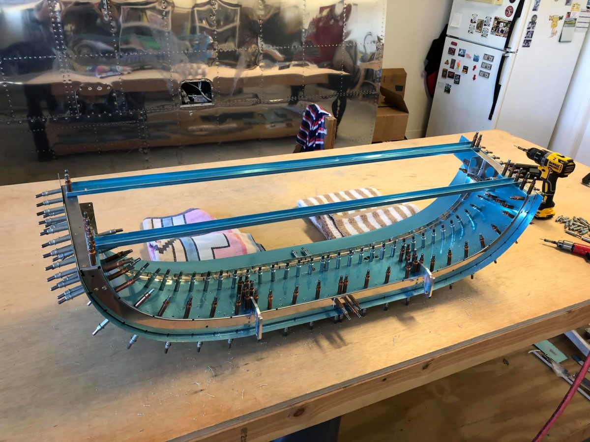 Finish, canopy progress