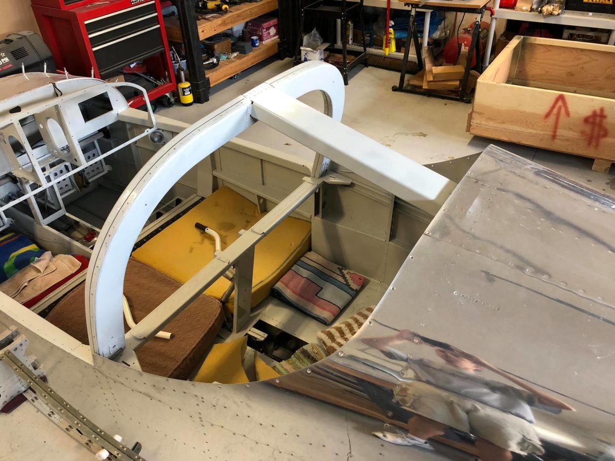 Finish, canopy in process