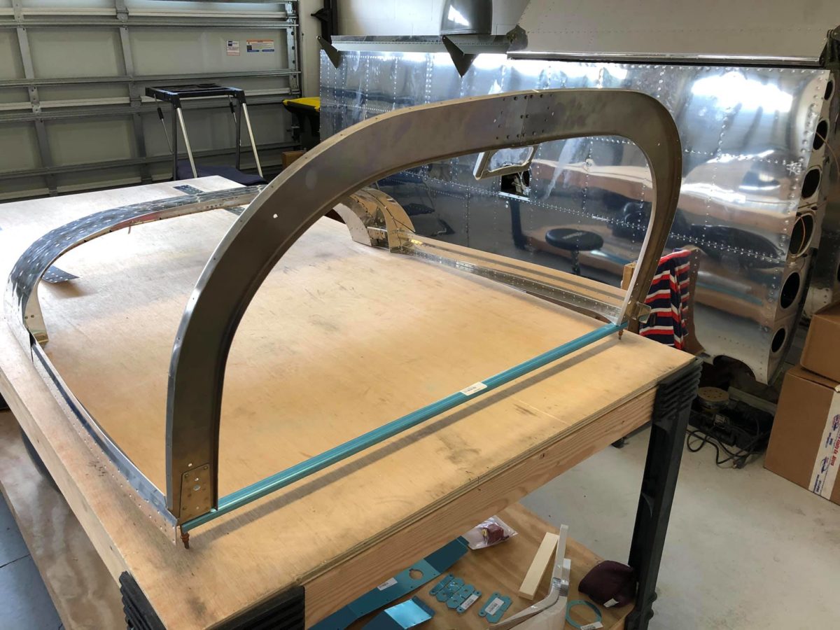 Finish, canopy framing underway