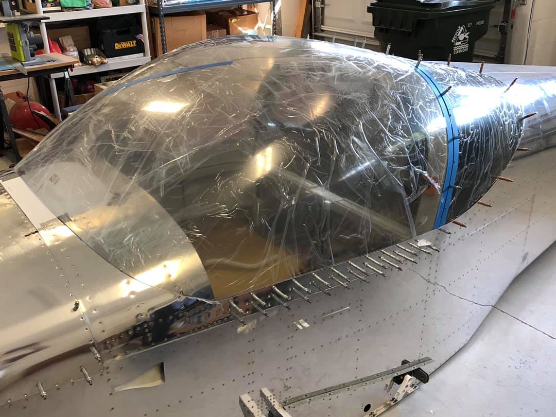 Finish, canopy installation