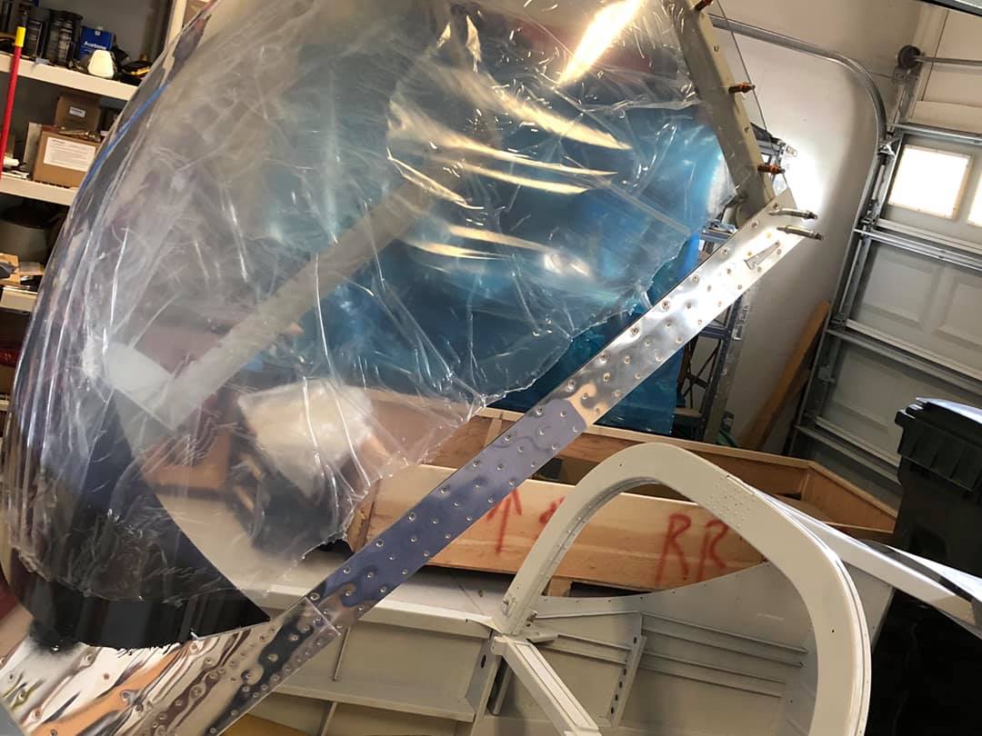 Finish, canopy in process