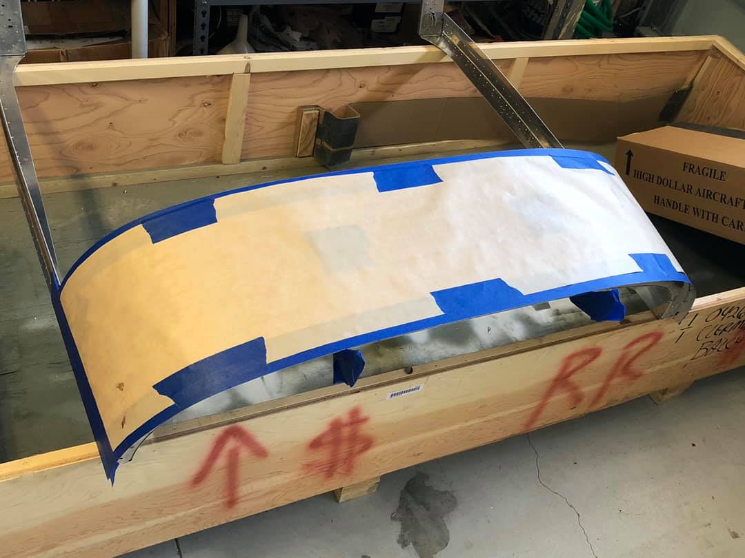 Finish, canopy progress