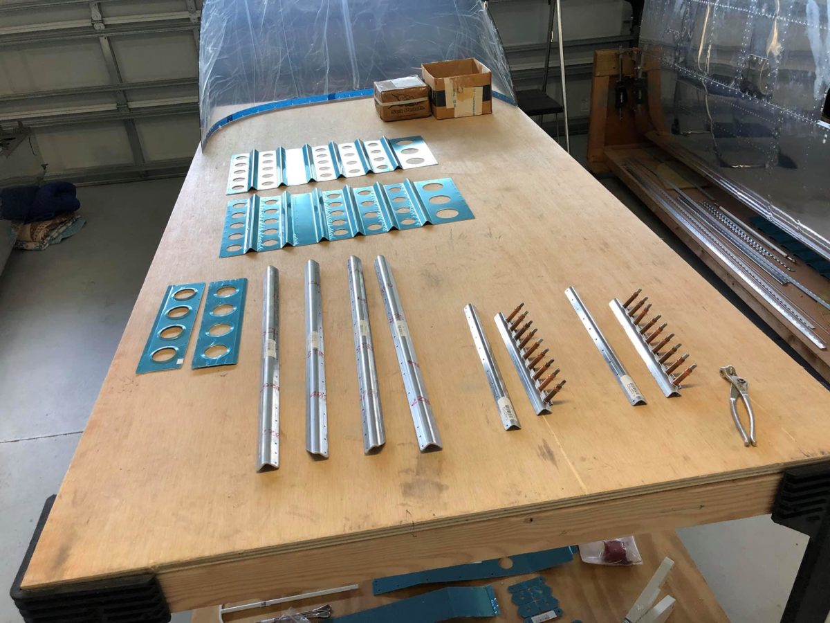 Finish, canopy, seats underway