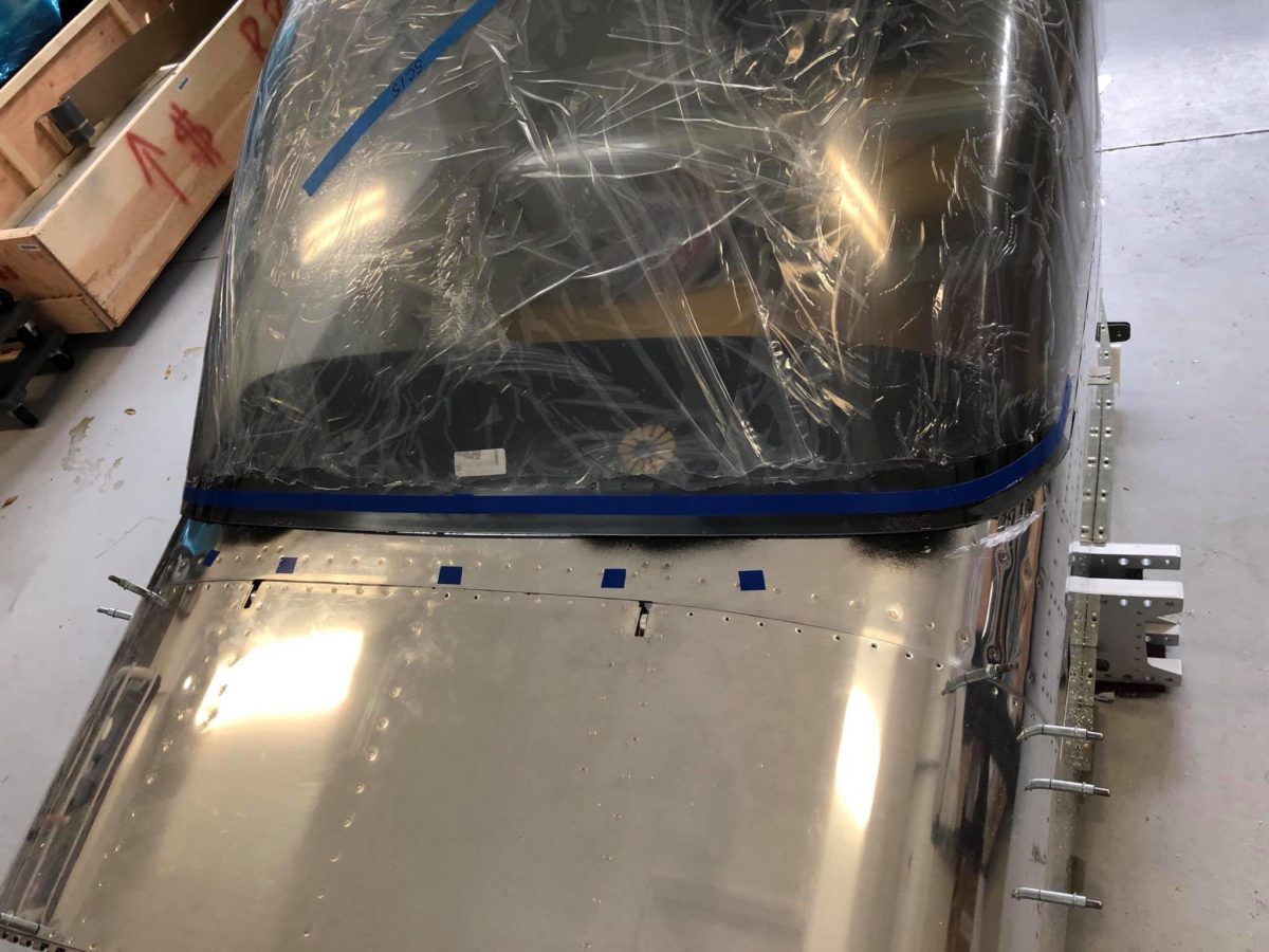 Finish, canopy progress