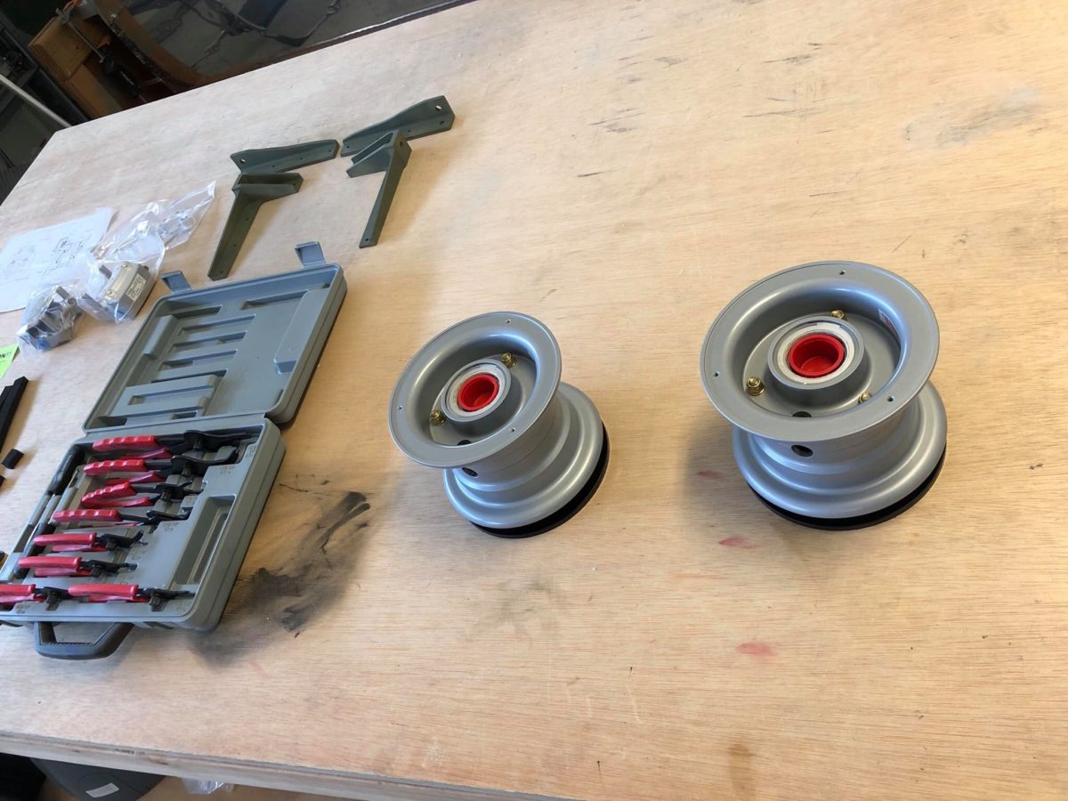 Finish, components assembly