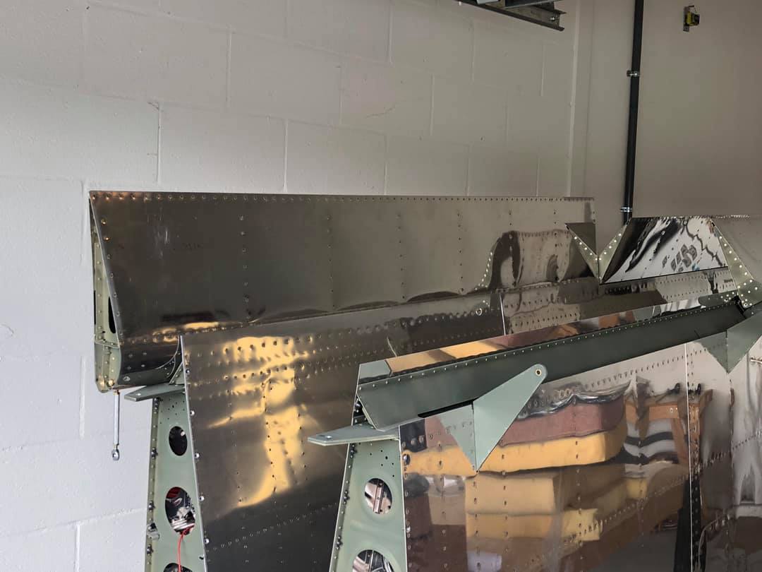 Wings, flaps mounting underway