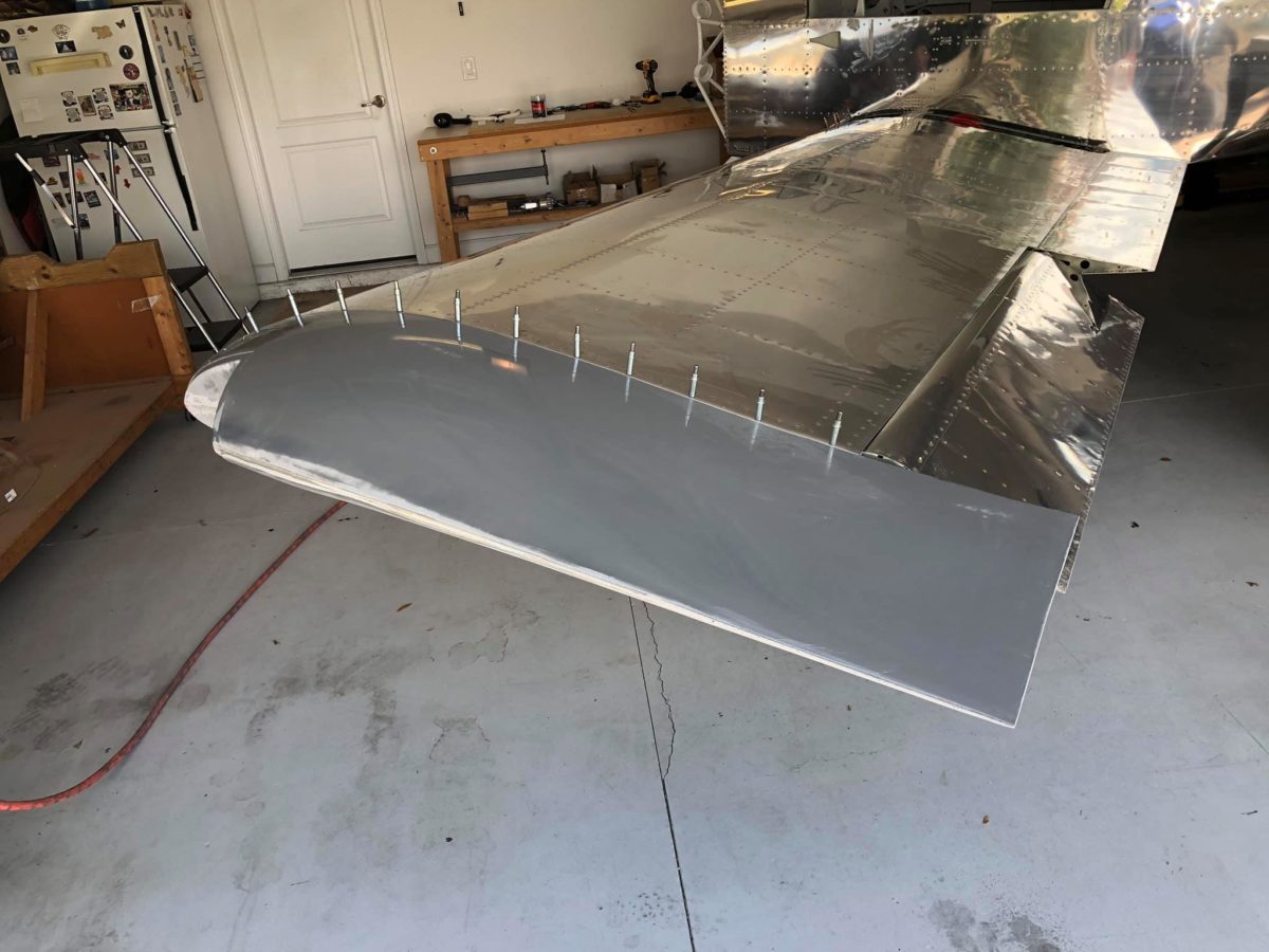 Wings, fuselage mounting progress