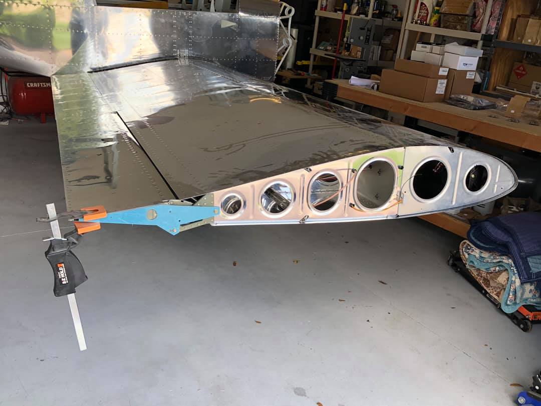 Wings, fuselage mounting continued…