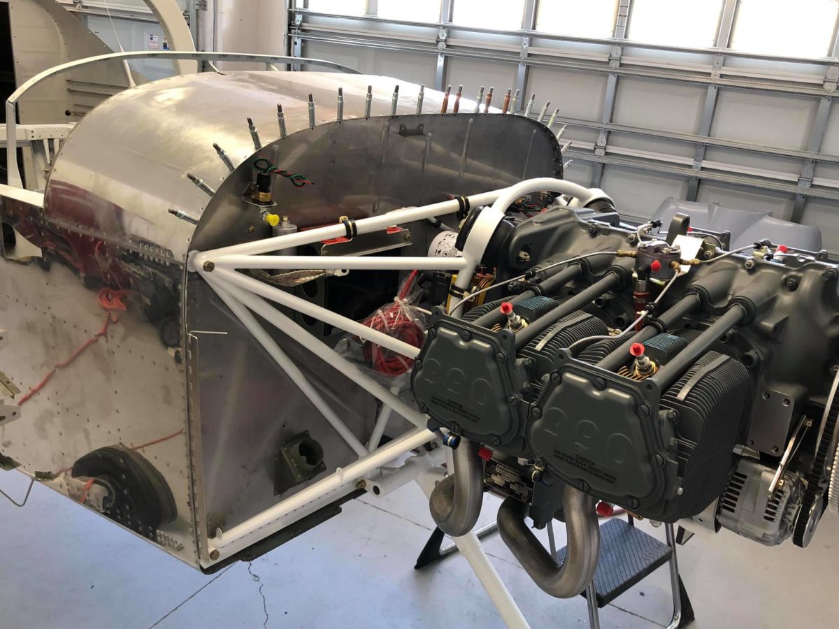 Finish, cowling, firewall forward underway