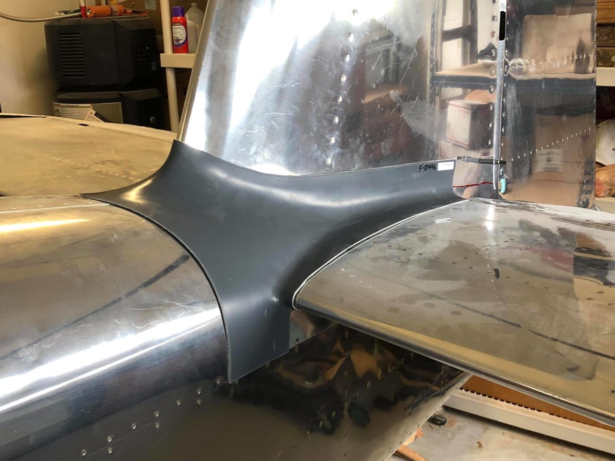 Finish, cowling, empennage progress