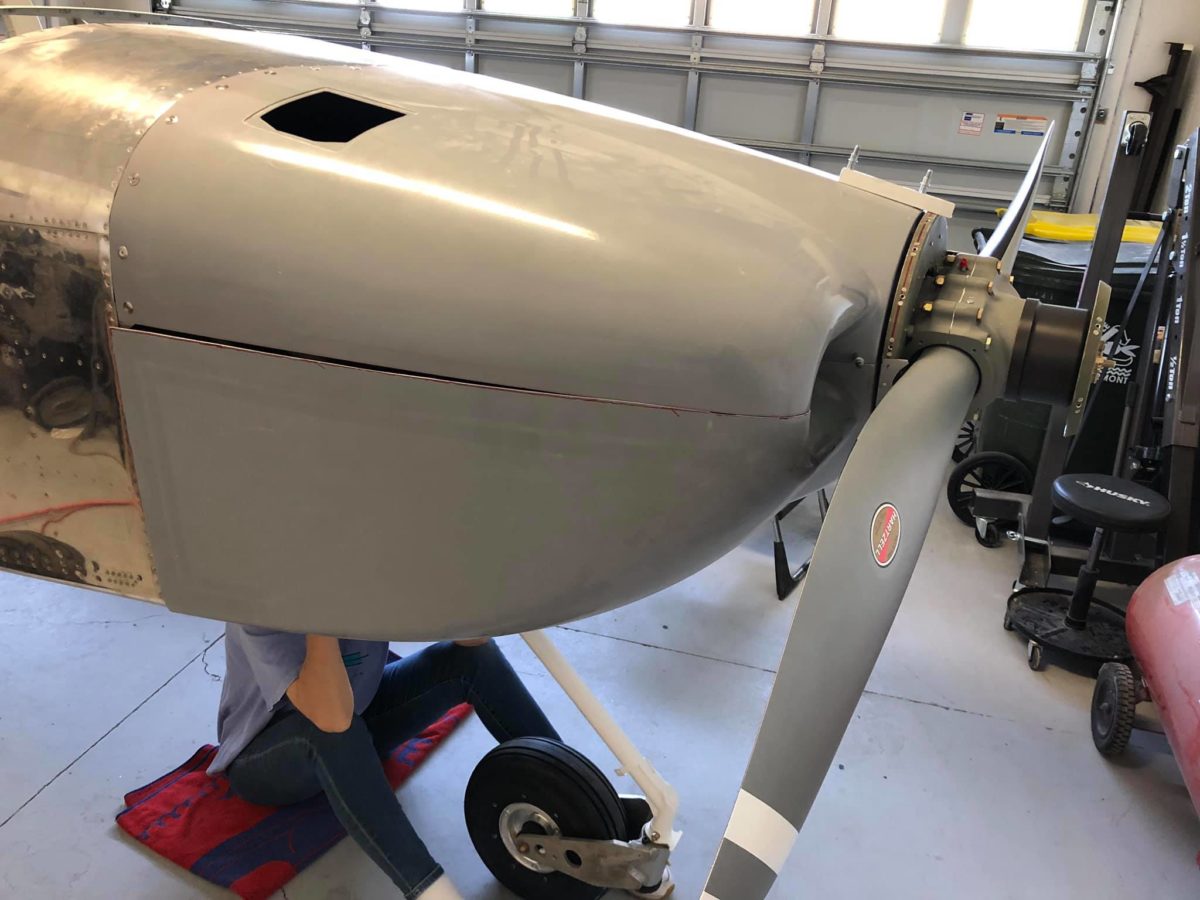 Firewall forward, finish, cowling underway