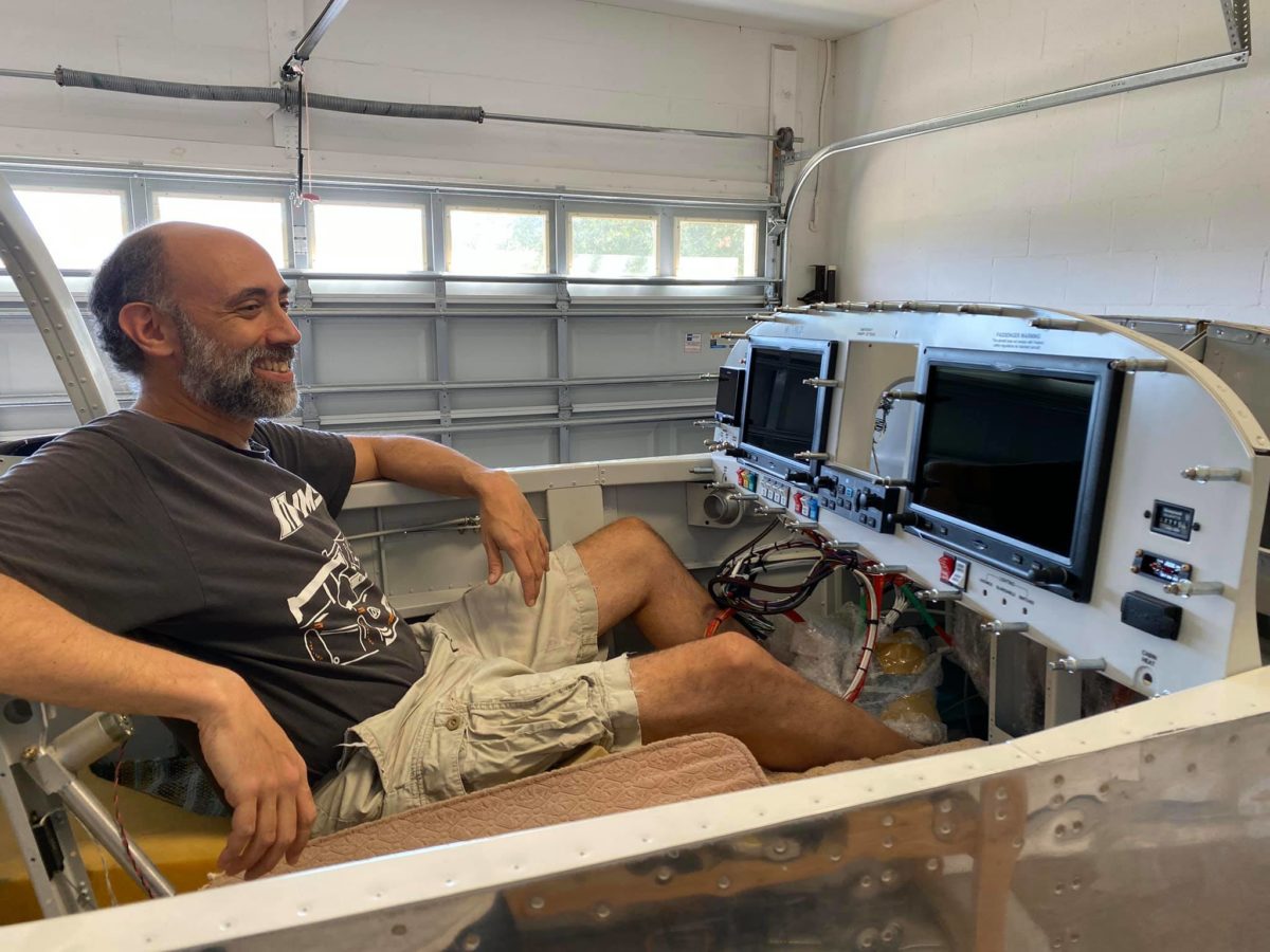 Panel installation underway