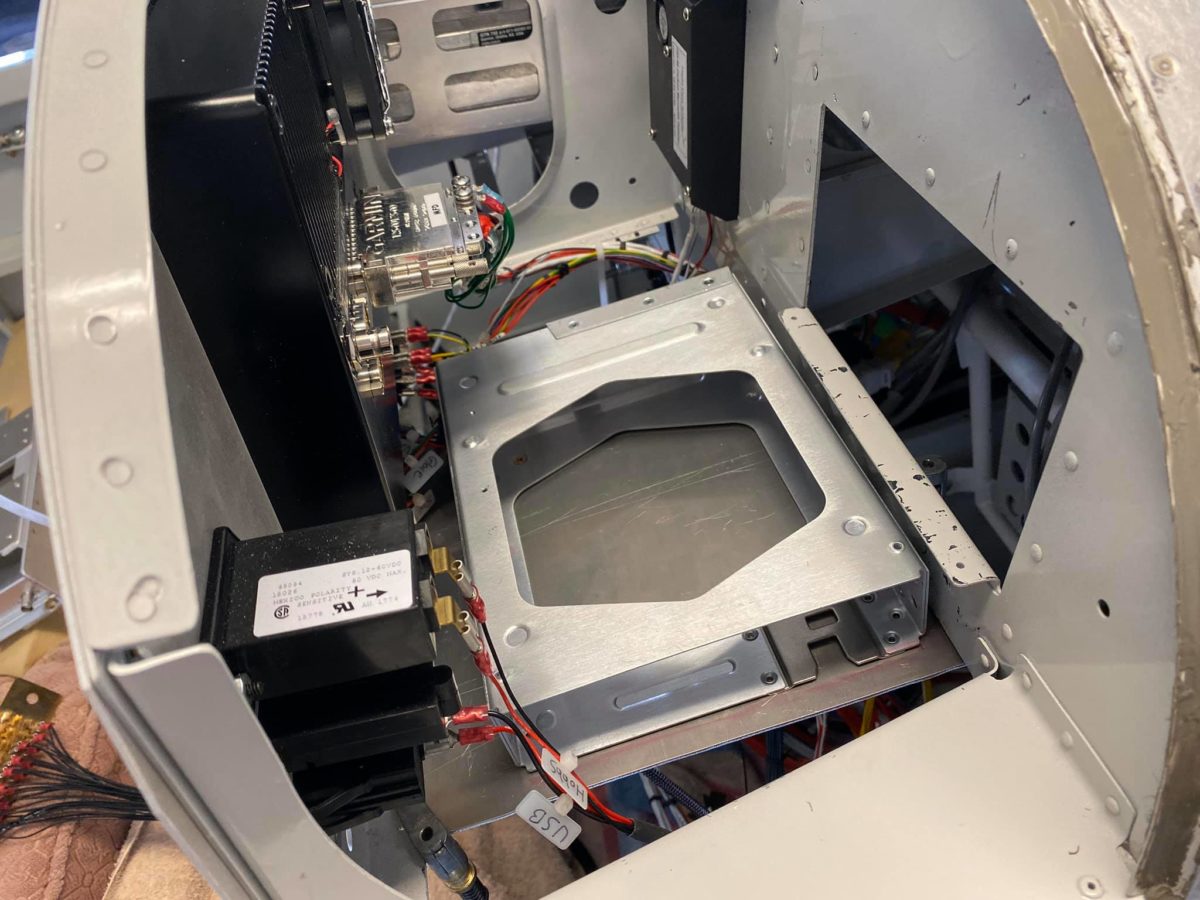 Panel component installation progress