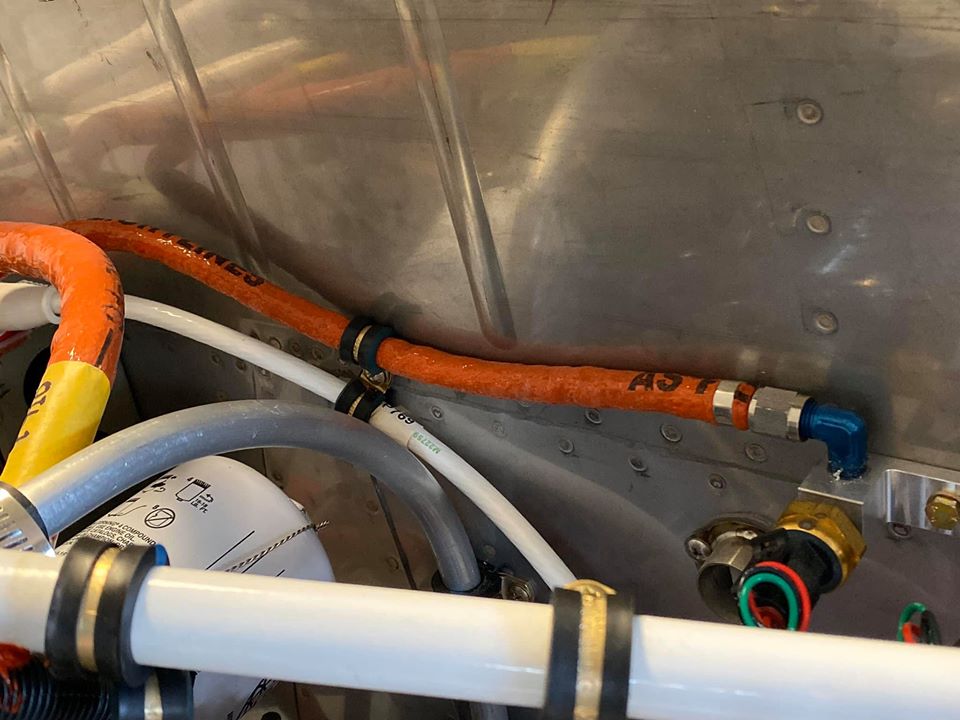 Firewall forward, finish, cowling components in process