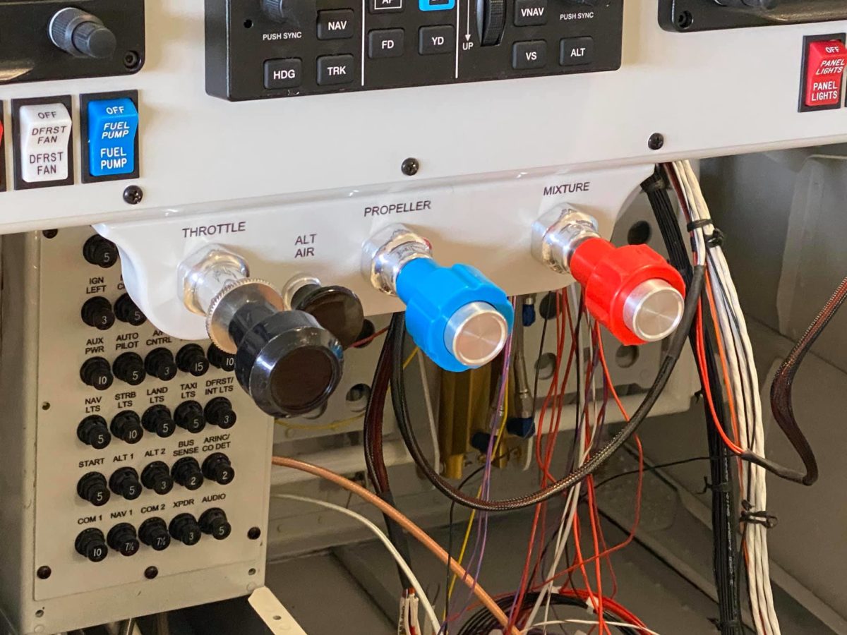 Firewall forward, panel progress