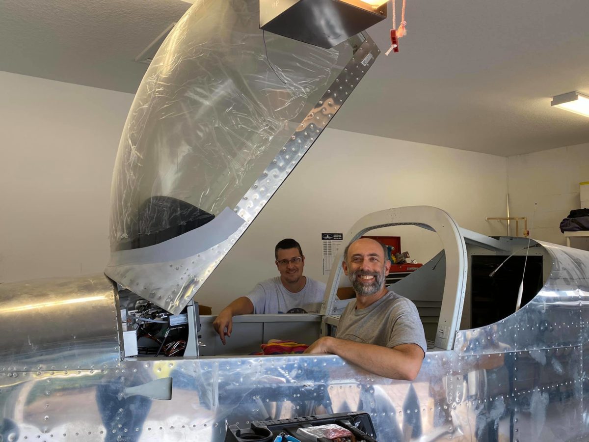 Fuselage, canopy installation