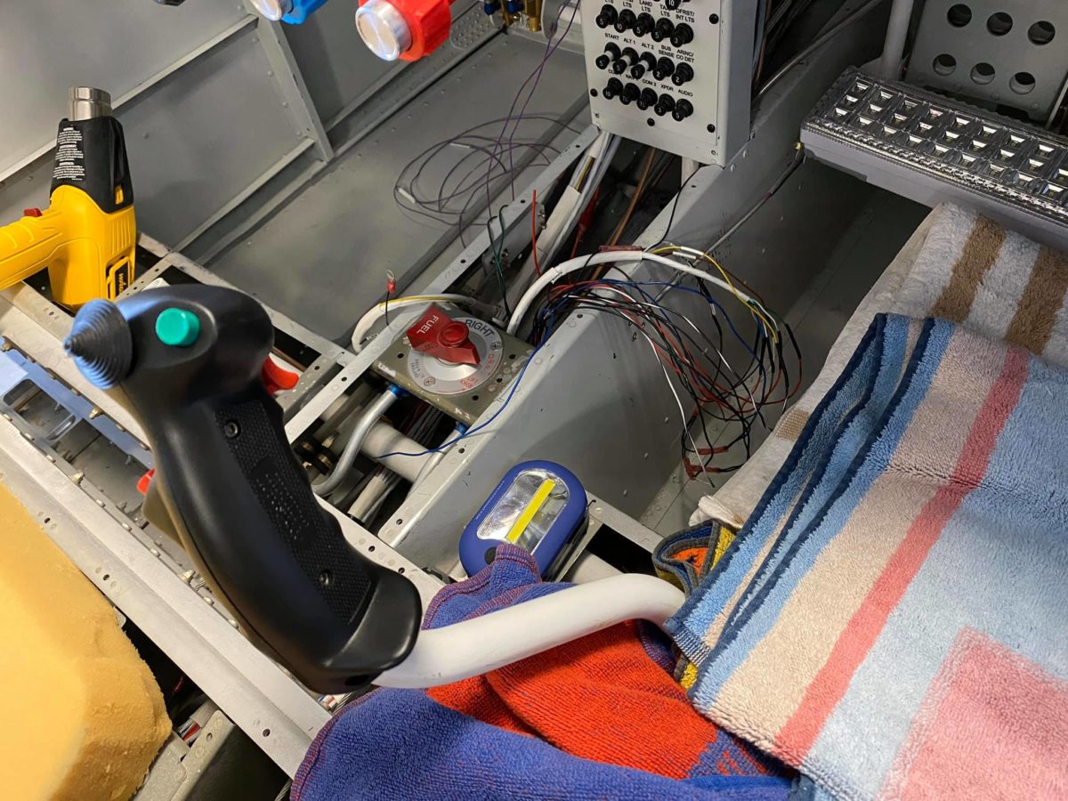 Fuselage component installation progress