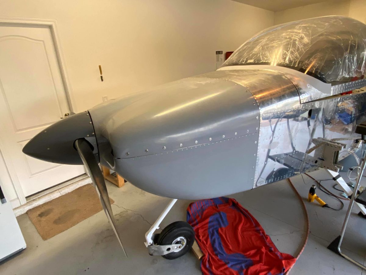 Finish, cowling underway